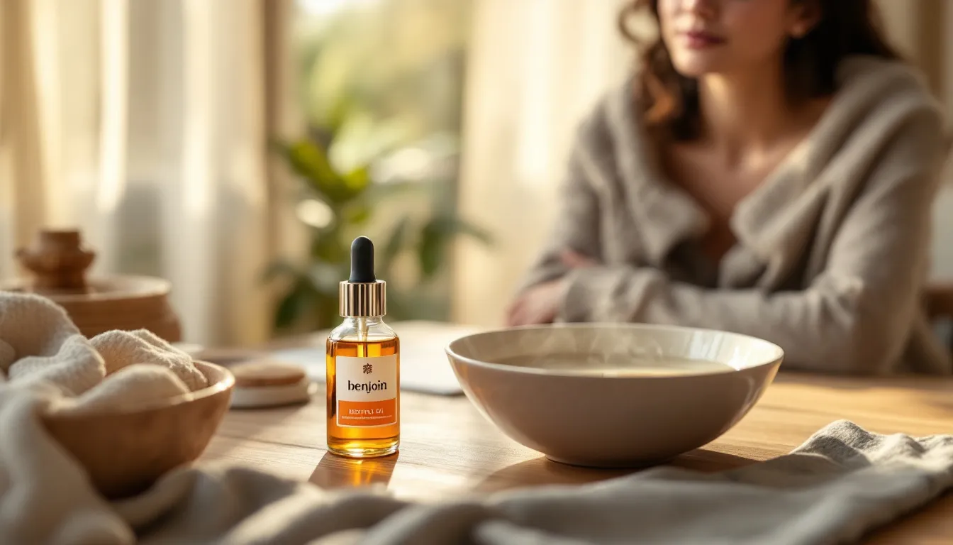 Bienfaits santé de l'huile essentielle de benjoin en aromathérapie