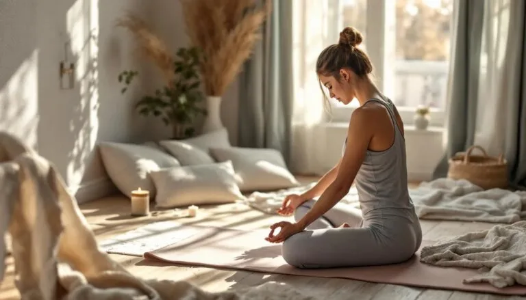 Séance de yoga contre l'anxiété pour détendre le corps et l'esprit