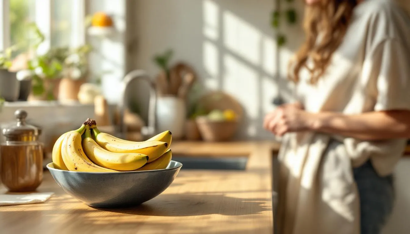 Image d'une banane fraîche représentant ce fruit tropical délicieux
