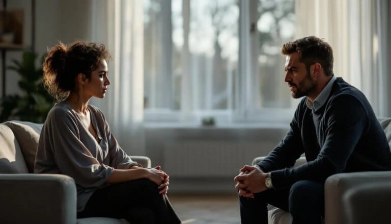 Image illustrant un pervers narcissique (PN) craignant sa victime