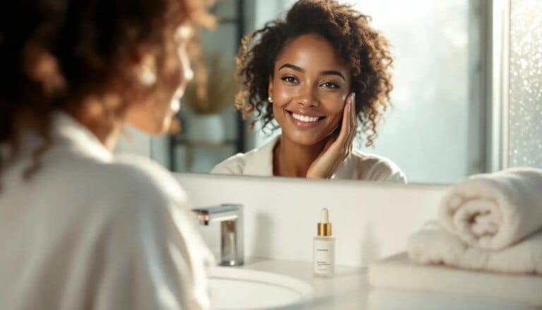 Sérum à l’acide hyaluronique pour peau hydratée et soin anti-âge