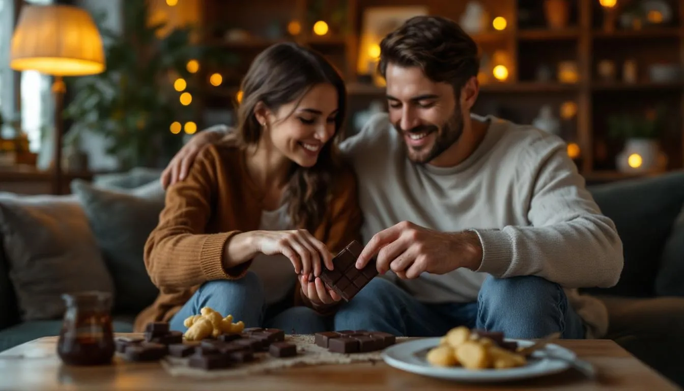 Image illustrant le chocolat aphrodisiaque, un stimulant naturel du désir
