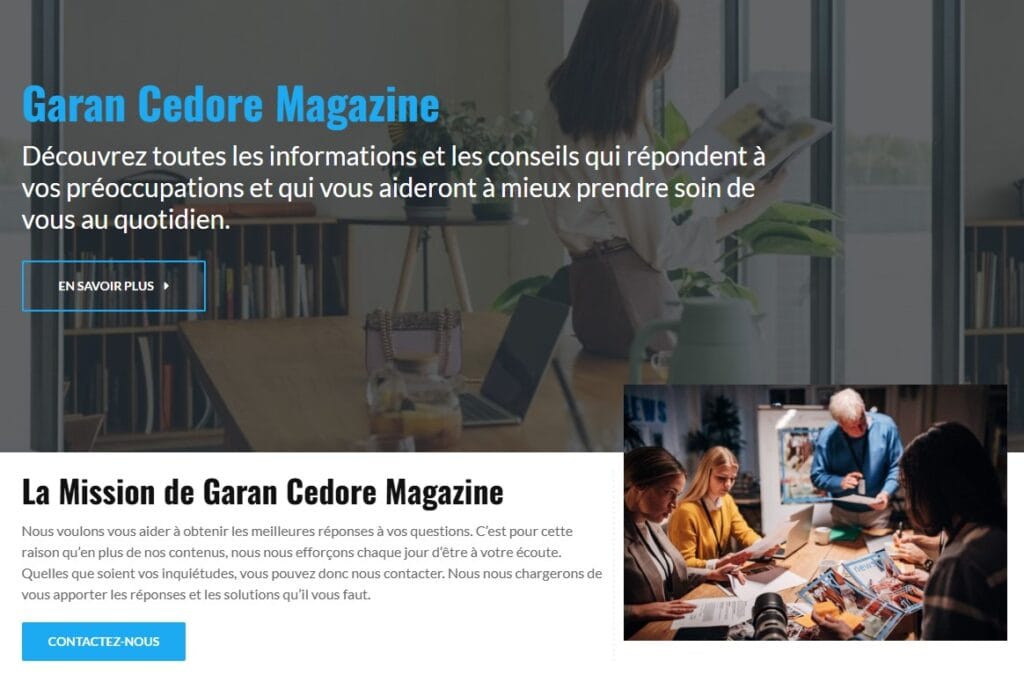 Garan Cedore Magazine, le blog bien-être et relation
